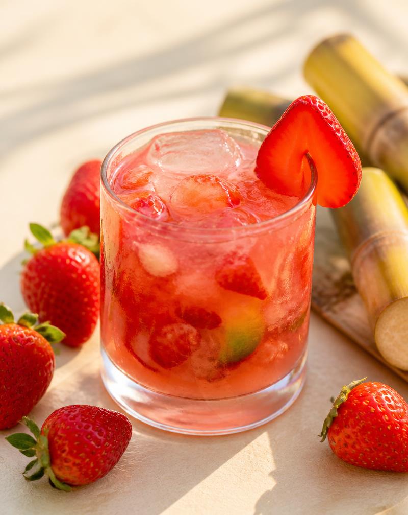 Caipirinha de morango